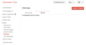 Sitemap Google Webmaster Tools